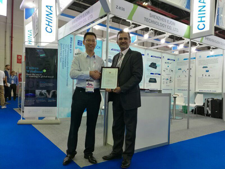 “讓世界溝通(tōng)更加暢通(tōng)無阻”——億優科(kē)技(jì)參展Gitex2016